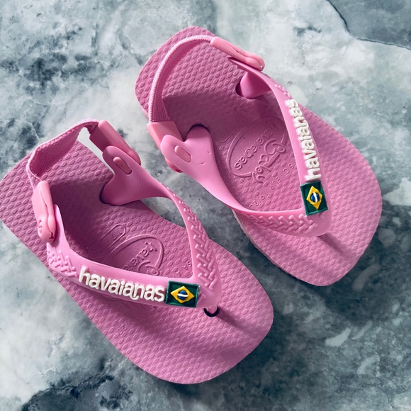 NEW Havaianas baby Brazil flip flops - Picture 1 of 2